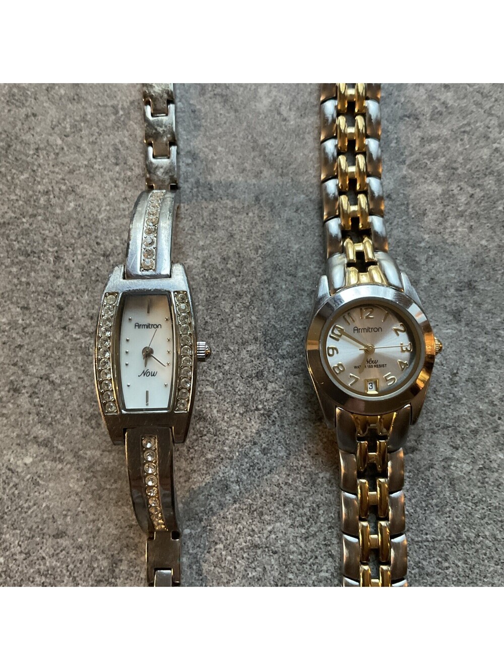 Beautiful Pair of Armitron Womens Watches Both Watches Run Great Bin M